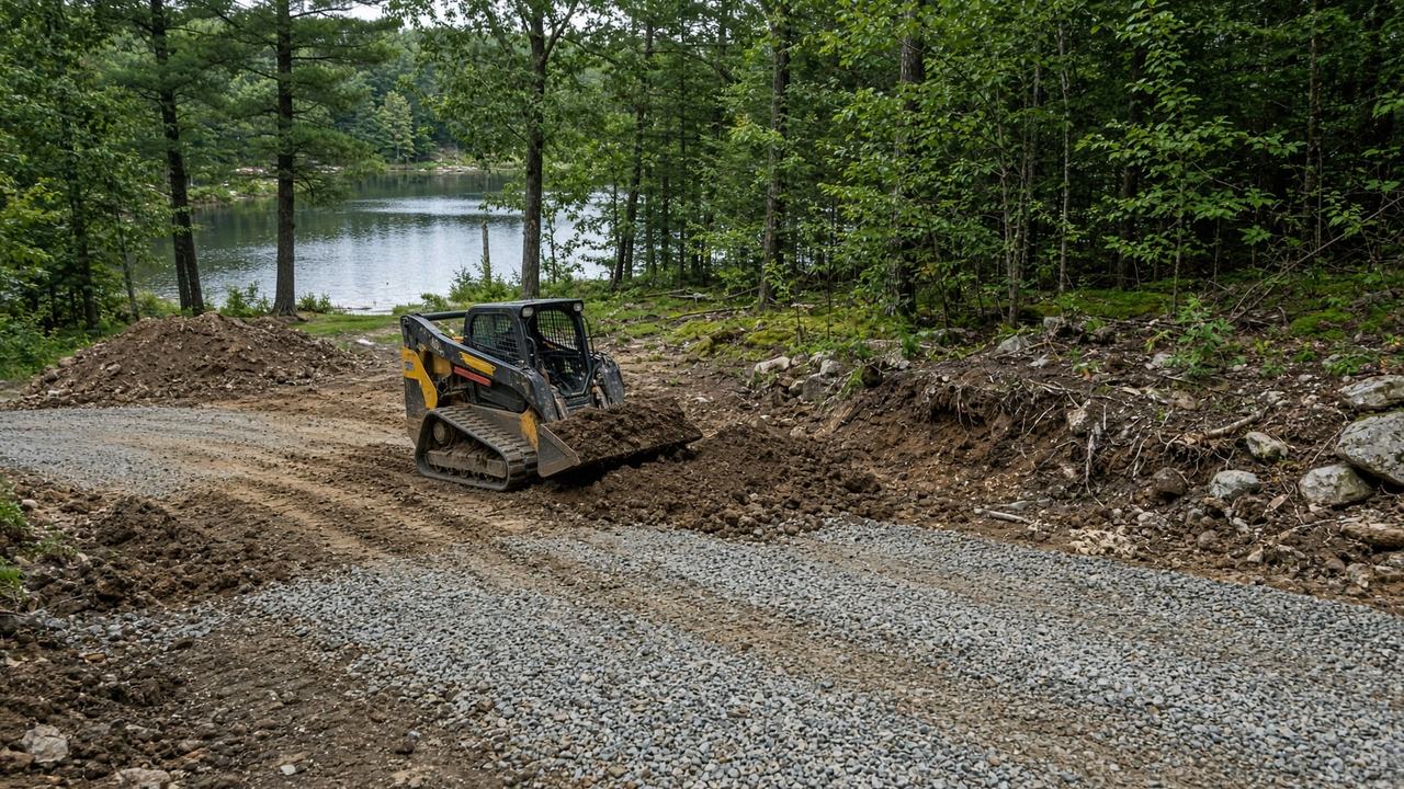 Grade, driveways, and access