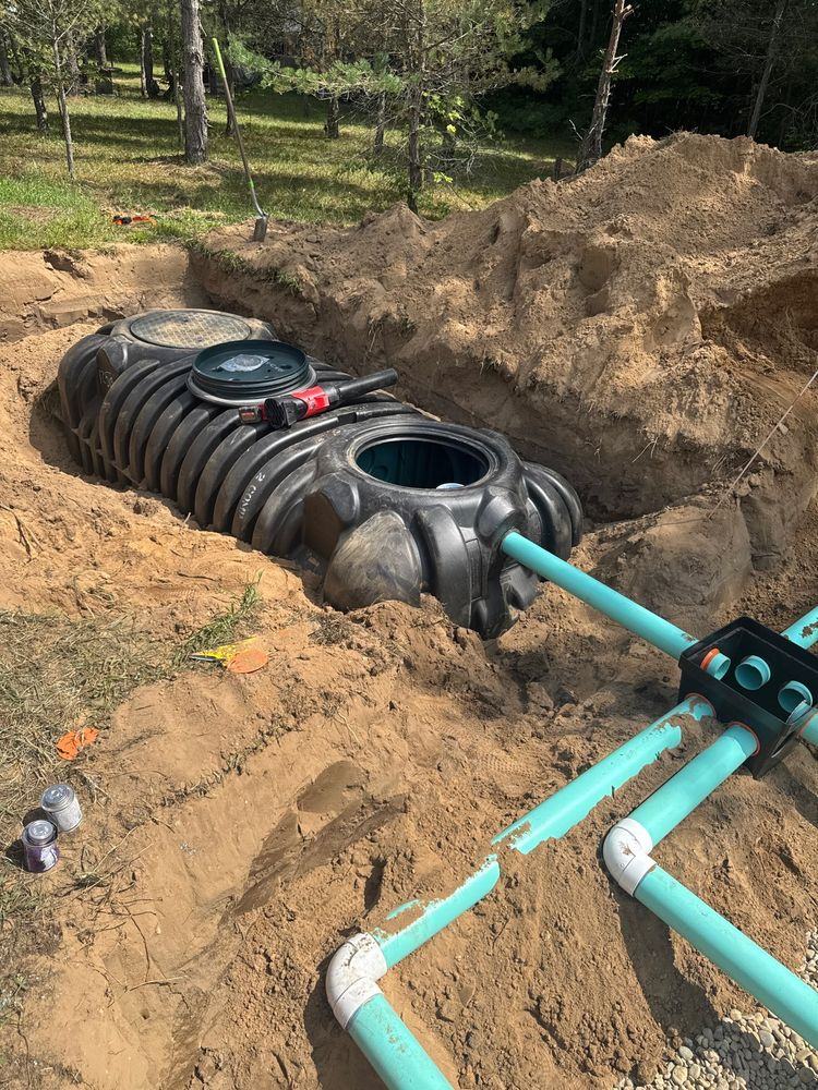 Tank, distribution, and laterals